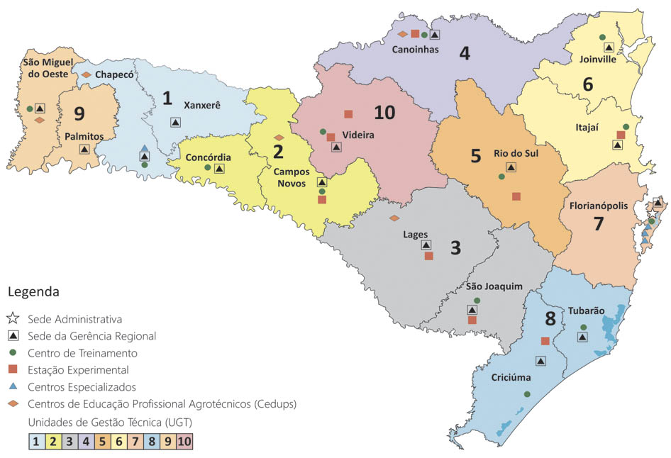 Mapa Unidades